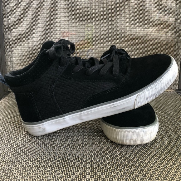 TOMS Camila Black Suede Weatherized Hi-Tops Sz 8 - Picture 4 of 4